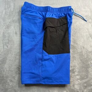 Russell Kids RS Level Up Athletic Shorts Royal Blue Black Size XXL 18 Pockets